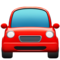 Oncoming Automobile emoji on Apple